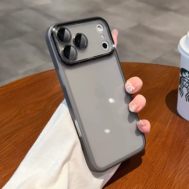 适用苹果17promax手机壳透明iPhone17air保护套苹果17自带镜头膜 