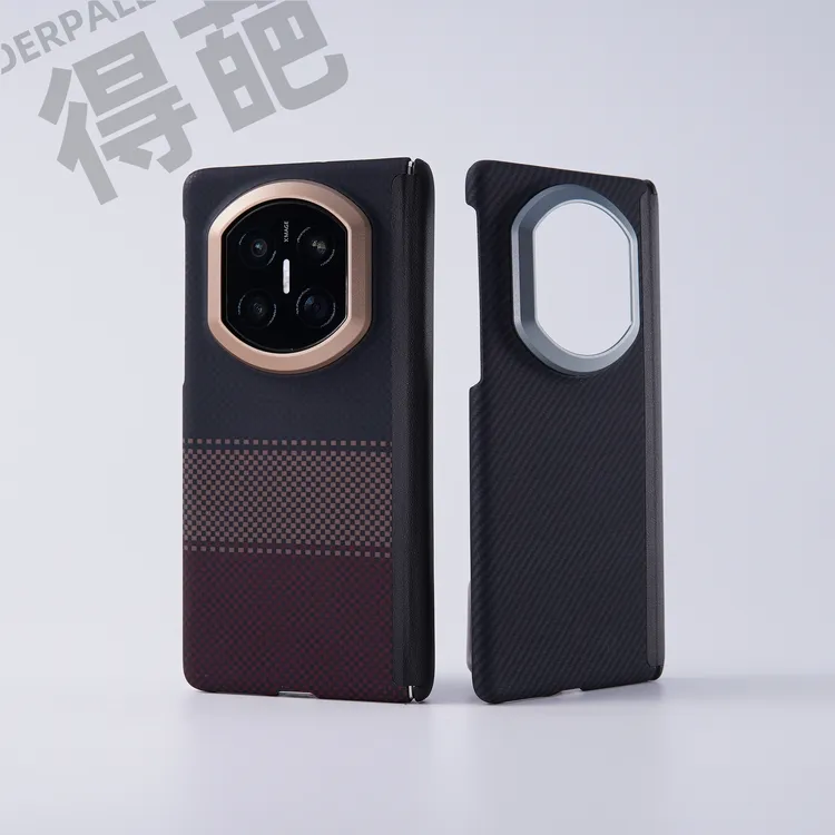 得葩真凯夫拉华为MateX7磁吸手机壳huawei轻薄碳纤维保护套