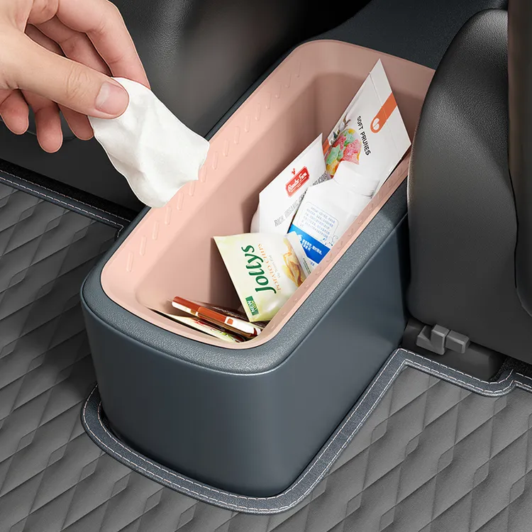 比亚迪海鸥后排储物盒分层车内收纳盒垃圾桶置物盒内饰用品改装件