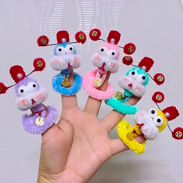 扭扭棒蛇年手工DIY材料包新年装饰挂件制作