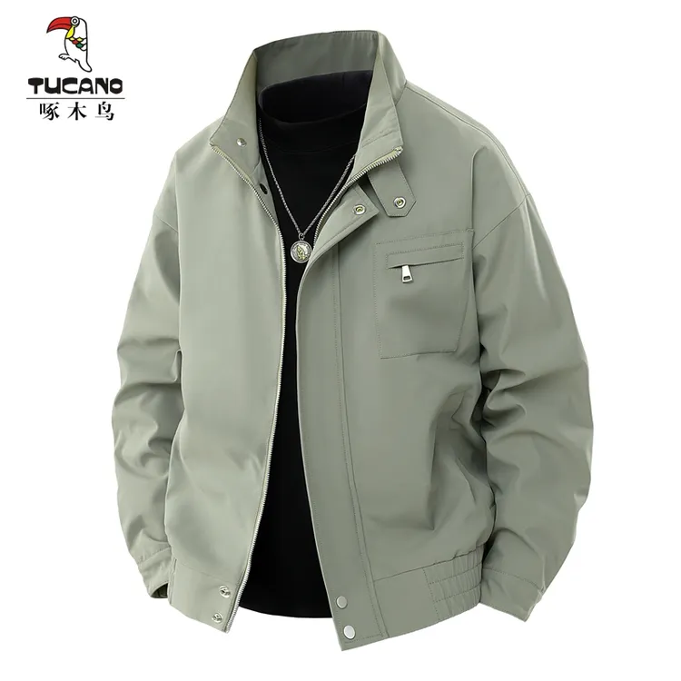 TUCANO/啄木鳥新款立领简约复古运动夹克户外百搭休闲男士外套潮