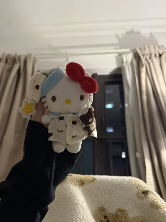【正版授权】抱小熊晚安睡衣kitty包挂件