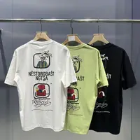 【沙发男孩】重工高货半袖男装潮流新款个性百搭休闲情侣短袖66017