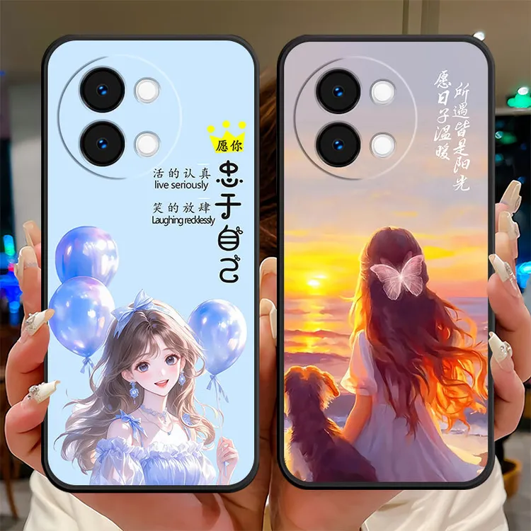 vivoS18e手机壳V2334A硅胶防摔s18e全包软壳文字耐脏女款新保护套