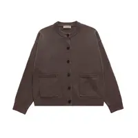 FLORA&AILEY【星线好物】圆领双口袋开衫DLZSD4L1755