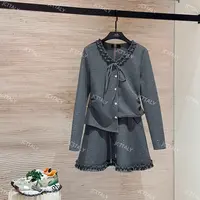 【宠粉价】休闲风上衣西装连衣裙秋季牛仔时尚套装TZ-528