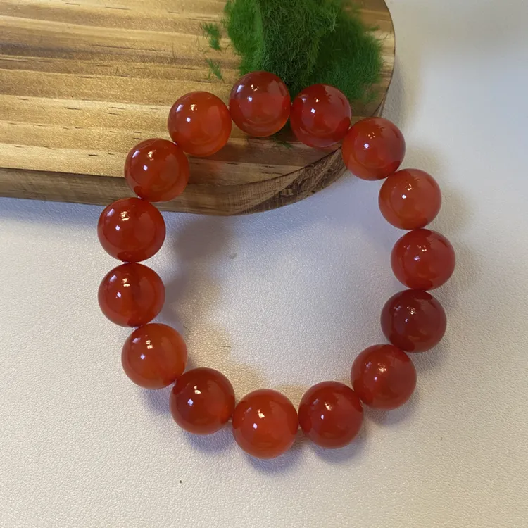 非金属珐琅手链 16尺寸青鱼石 鱼惊石手串男女同款