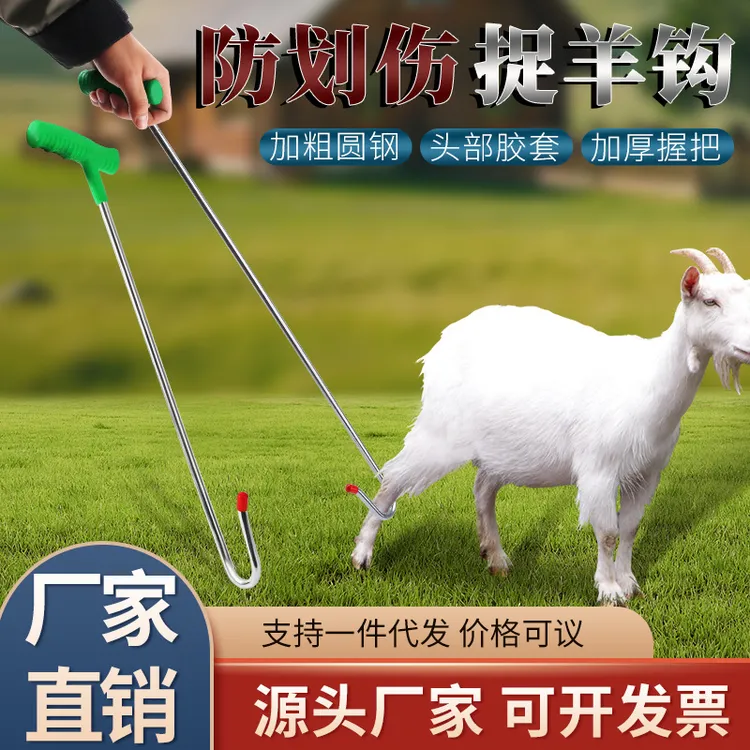 智创抓羊钩捉羊钢构抓羊神器逮羊钩捉羊钩子钩羊腿蹄子逮羊钩捉羊