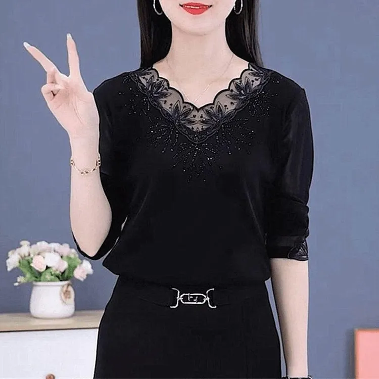 秋冬新款加厚打底衫女显瘦长袖T恤洋气时尚内搭新款潮牌女装