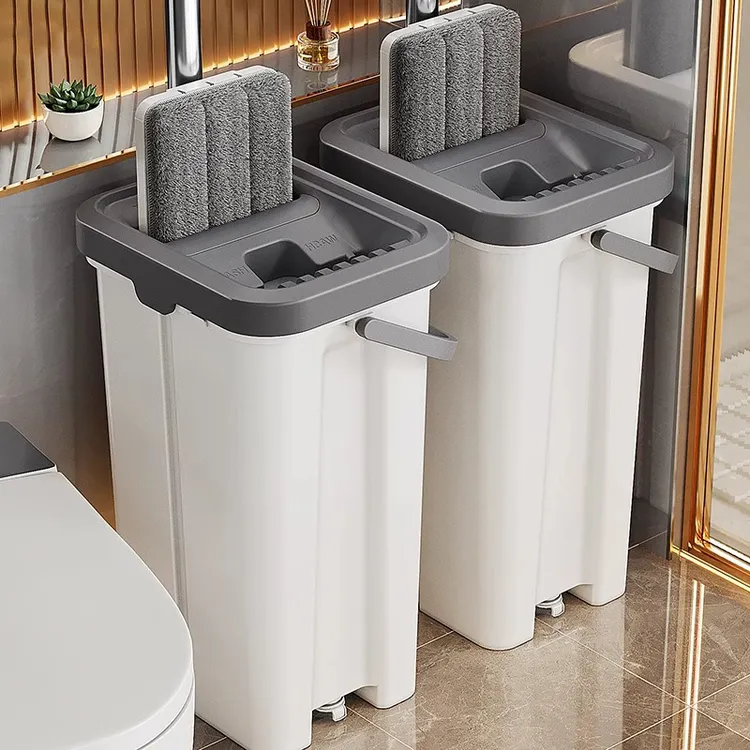 拖把家用一拖净2025新款平板免手洗拖布桶懒人墩布刮刮乐拖地神器