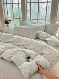 单被套简约韩版碎花亲肤柔软透气床上用品