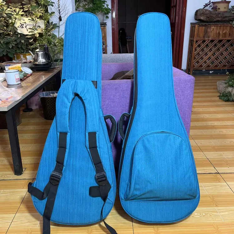 34寸36寸旅行小吉他蓝色立体箱包吉他包加厚包民谣吉他古典吉他
