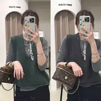 【ZMMY严选私服】秋季新款高级感洋气时尚V领针织马甲背心K5092206