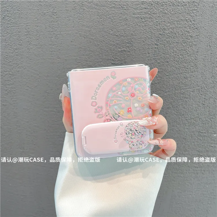 透明折叠壳适用华为荣耀/OPPO/VIVO/小米/三星华为novaflip手机壳
