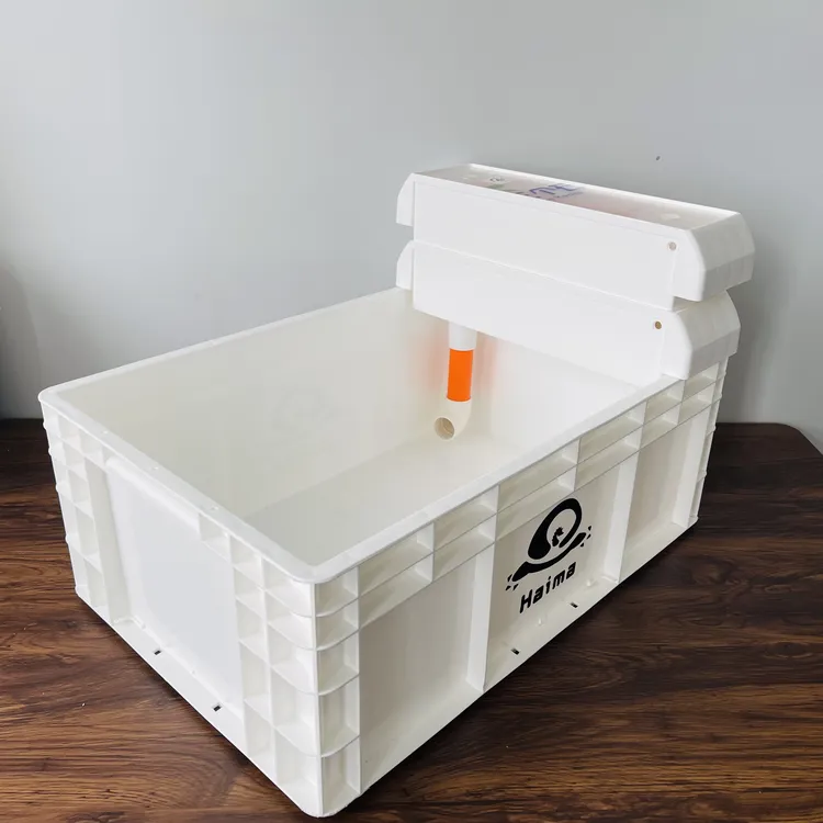 60款龟缸循环过滤可视窗设计家用饲养箱