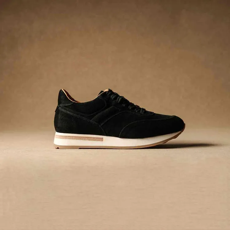 商务休闲男鞋系带减震时尚休闲鞋舒适老钱风复古潮流阿甘鞋商品图