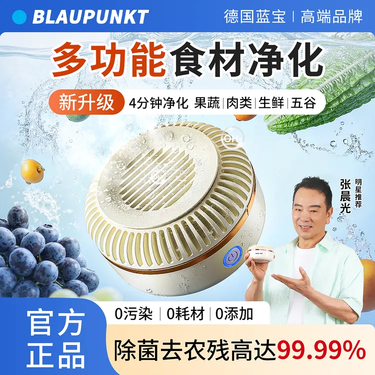 去农残果蔬清洗机蓝宝食材净化机杀菌消毒洗水果神器真实测评推荐
