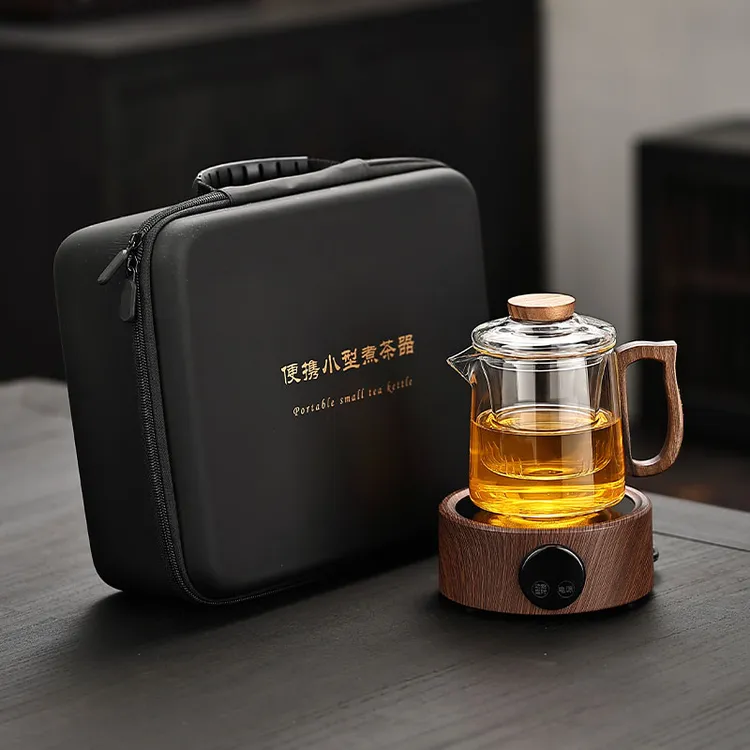 旅行便携煮茶器一人办公小型静音电陶炉茶壶家用养生壶花茶壶温奶