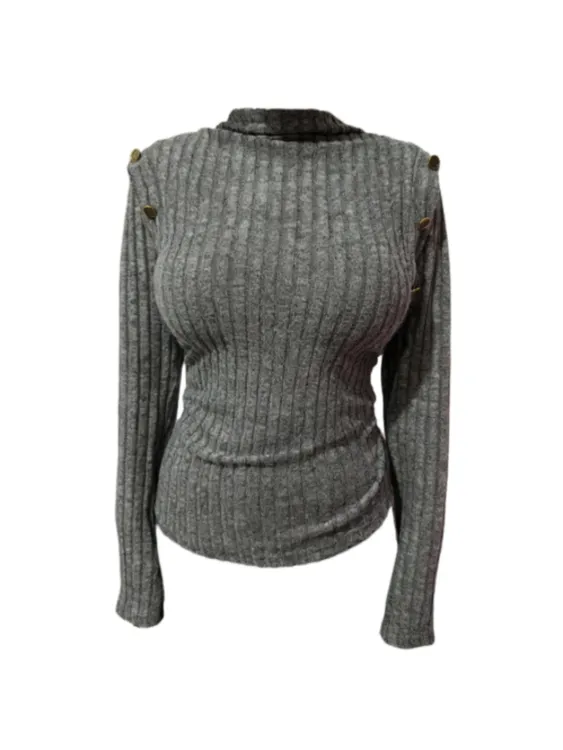 Amy家 微胖mm宽松慵懒风半高领针织打底衫女秋冬内搭保暖显瘦上衣