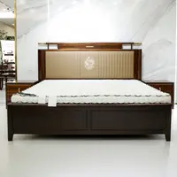 （大利家具）BGS-2301黑檀木大床床头柜新中式高端主卧大床