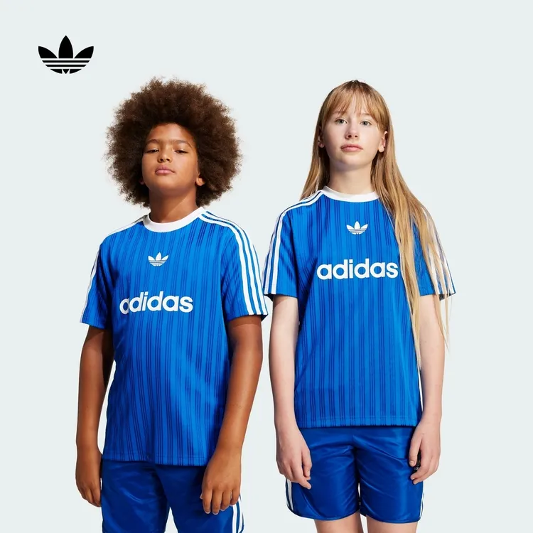 adidas阿迪达斯官方三叶草男女大童夏季新款圆领短袖T恤 JC7310