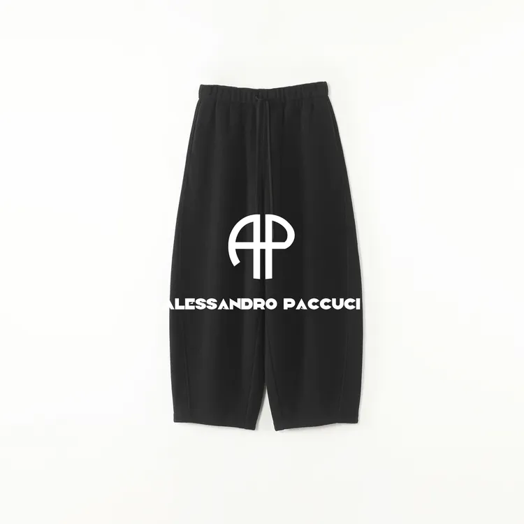 AP洛哥53262KU【企鹅裤/太奶裤】黑标/羊毛+山羊绒松紧腰休闲九分裤