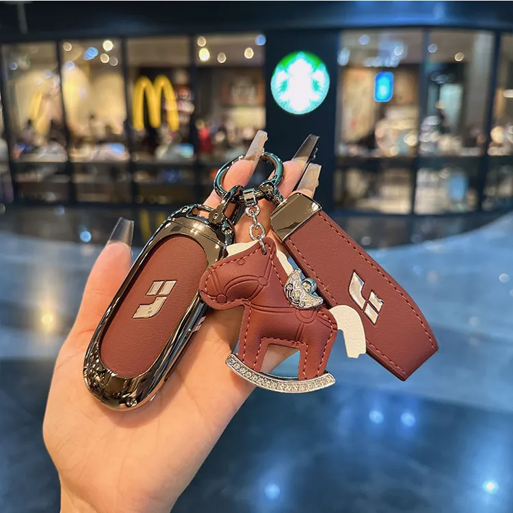 适用于理想L9钥匙套L8L7maxL6全包mega包扣pro汽车高档金属保护壳