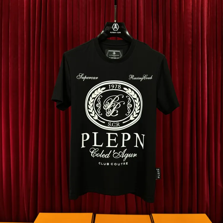 PLIPHPP PLEPN正品2025立体圆盘PLEPN高端男士修身弹力短袖1742