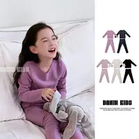 嗒囜【小暖阳】暖感德绒 细腻亲肤 儿童秋衣秋裤保暖内衣家居服套装