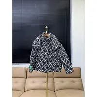 女款摩多伽格蓬松保暖90鸭绒羽绒服—黑色—9030