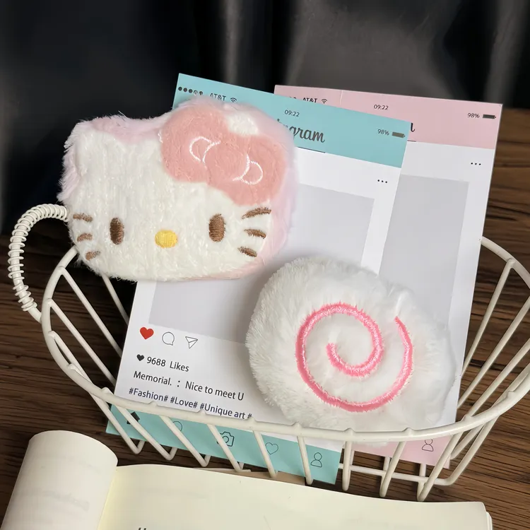 ins粉色甜心凯蒂猫鱼板发夹女侧边刘海夹碎发可爱鱼板发卡夹子