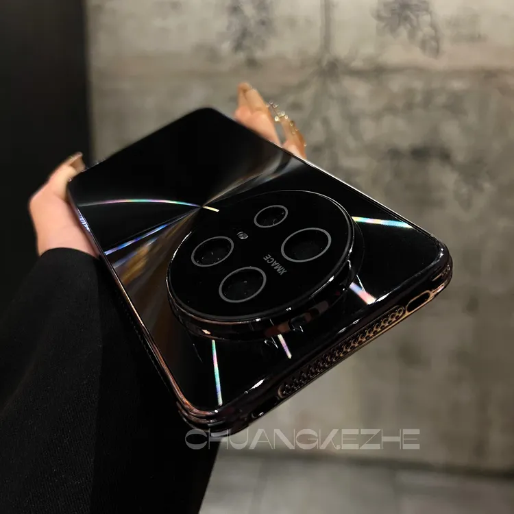 创壳者适用华为Mate70pro+高品质炫彩CD纹镭射Mate70手机壳高颜值