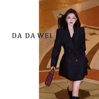 大V新款女装爆款时尚气质显瘦轻奢外套-5E835风衣