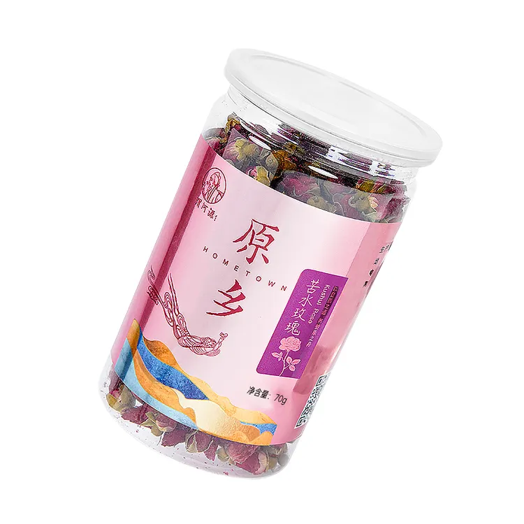 weiheyuan/渭河源苦水玫瑰花干茶玫瑰花蕾花草茶瓶装玫瑰花干泡茶