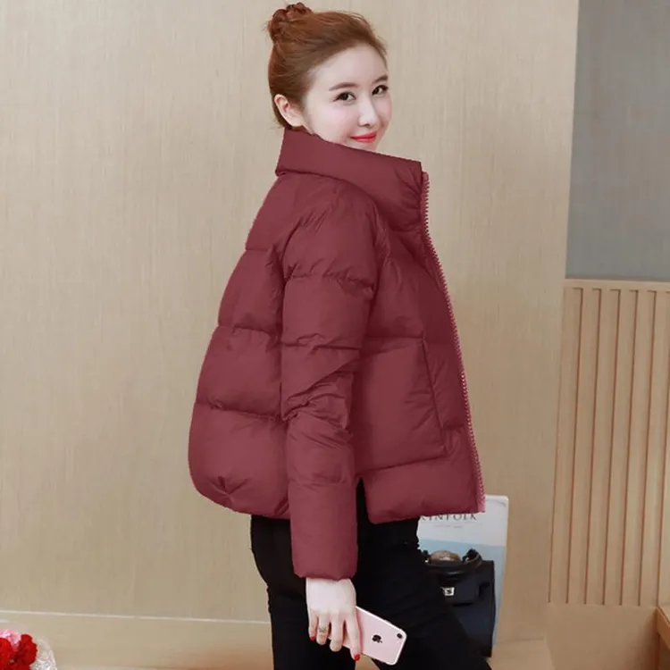 羽绒服女短款立领韩版时尚加厚保暖小个子冬季外套2025新款羽绒衣