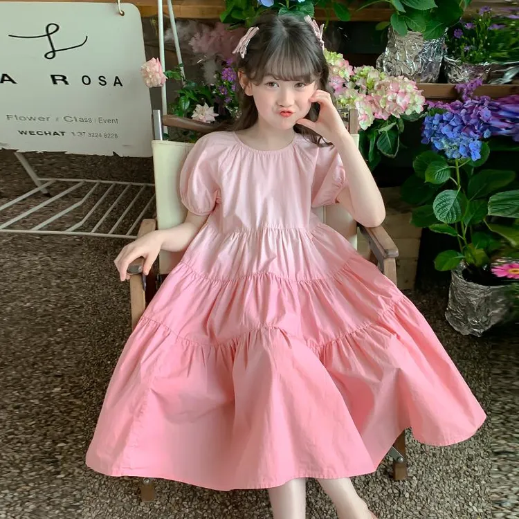 巴拉巴拉适用女童连衣裙夏装2025新款儿童装洋气时髦公主裙女孩夏