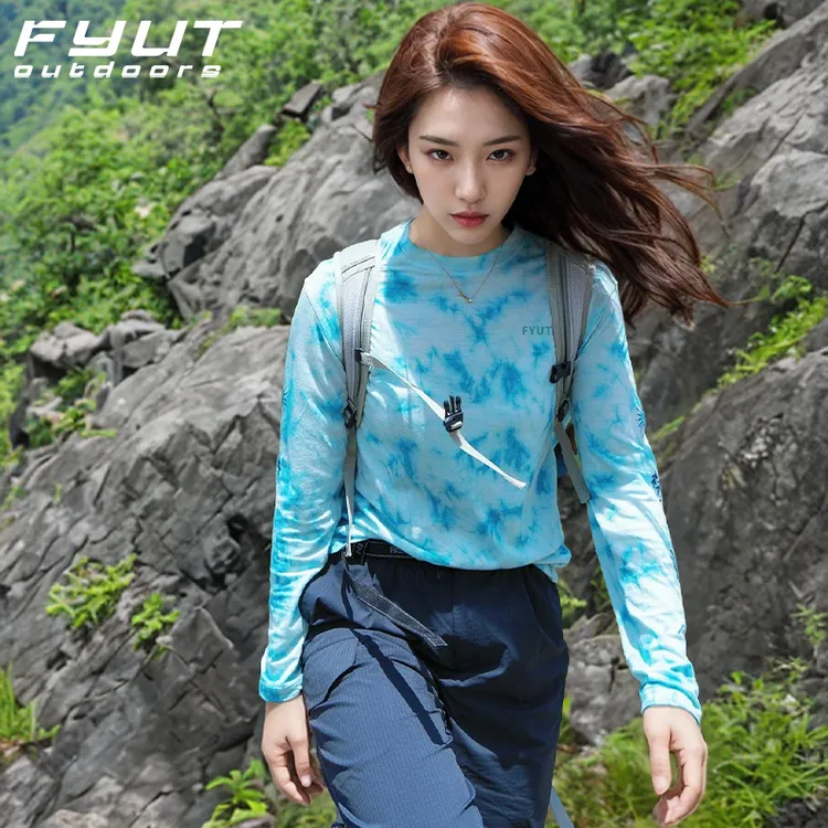 FYUT户外吸湿速干衣美利奴羊毛透气2025新款登山徒步跑步运动长袖