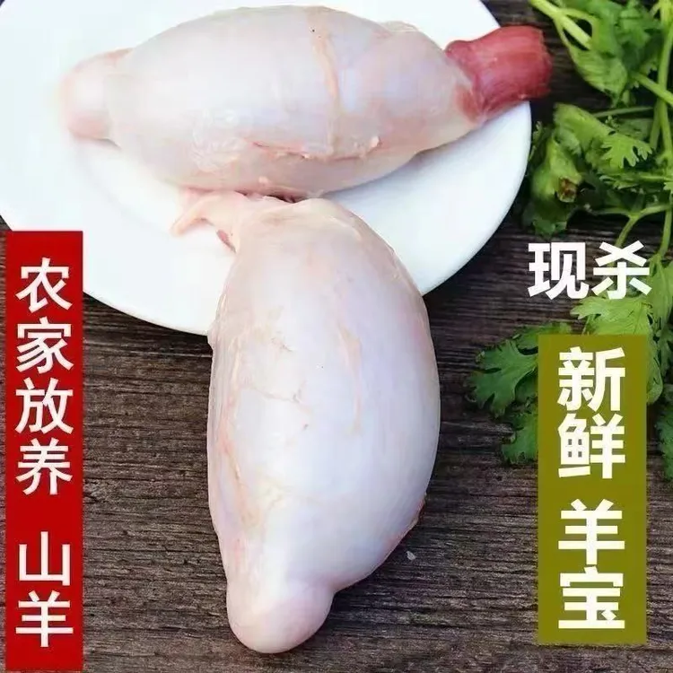 【宏晨精选】新鲜现杀羊宝羊蛋羊睾丸内外腰烧烤食材顺丰冷链发货