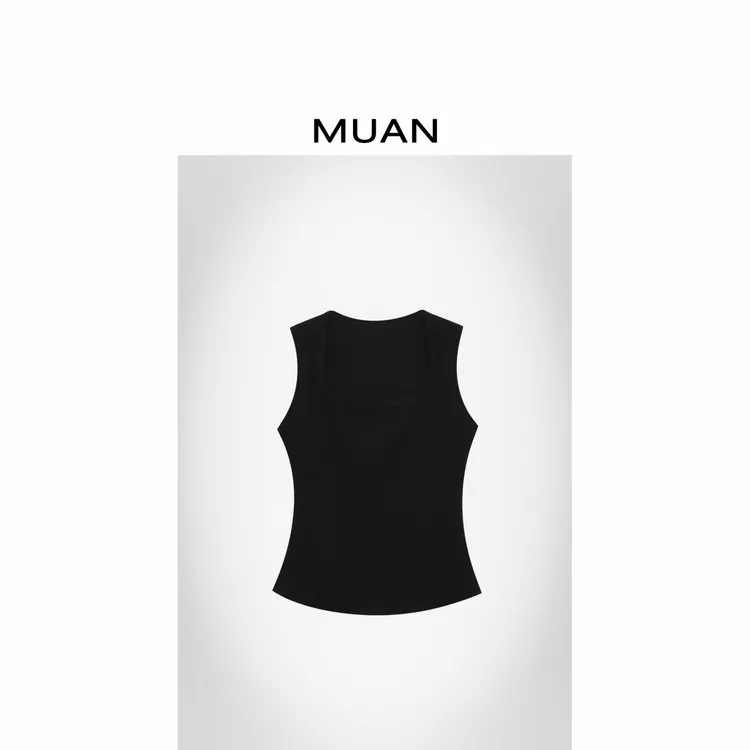 木岸MUAN：《黑科技背心》定制百搭高级极简背心打底女CQ-HH-6019