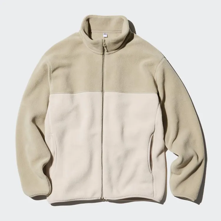 优衣库男女装摇粒绒拉链茄克夹克爆款外套休闲保暖469956 462028