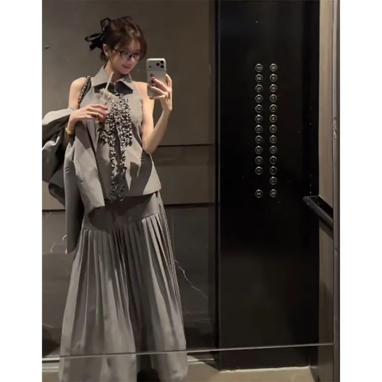 韩版设计通勤风修身显瘦百搭时尚衬衫宽松外套上衣气质高腰半身裙