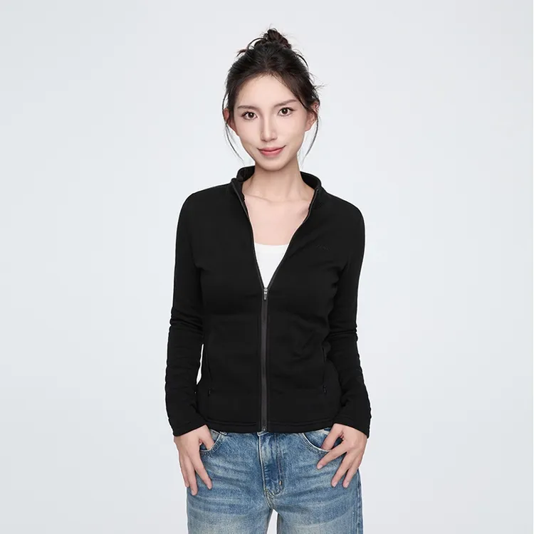 KSXN小立领夹克修身显瘦外套简约百搭女款运动上衣