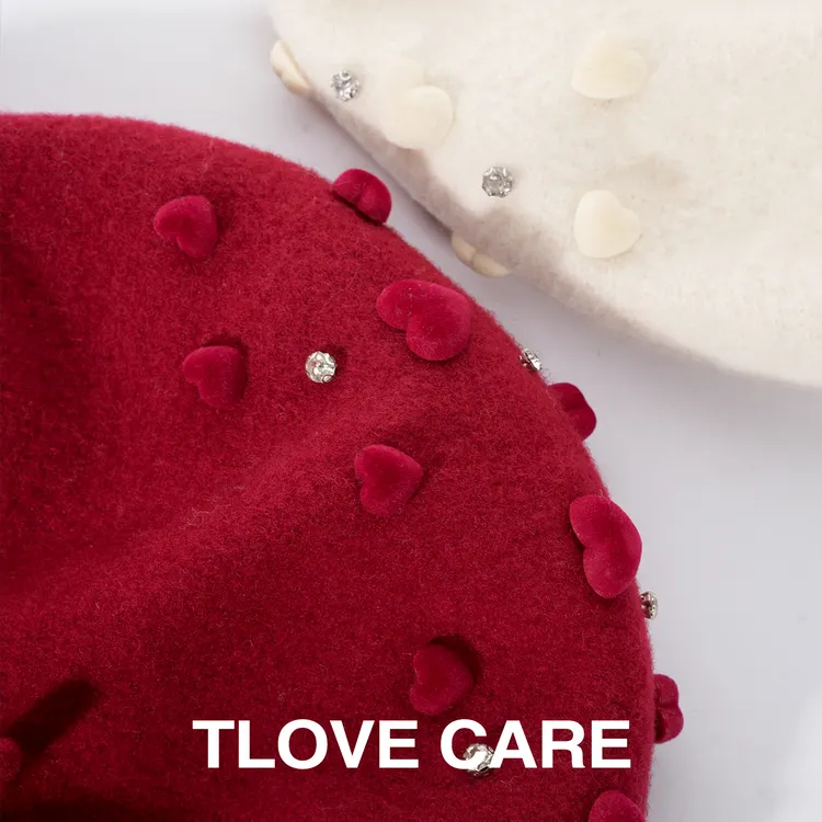 9918无檐女千金风冬季秋冬贝雷帽帽子女士冬天保暖