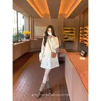 外卖到了【9/08小画家】减龄polo领长袖连衣裙法式气质短裙WM5HSL18