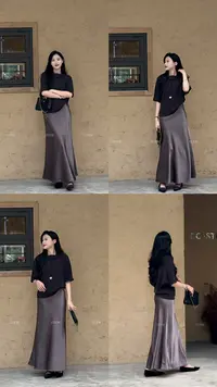 CC丨DESIGN【月光如水】半身裙