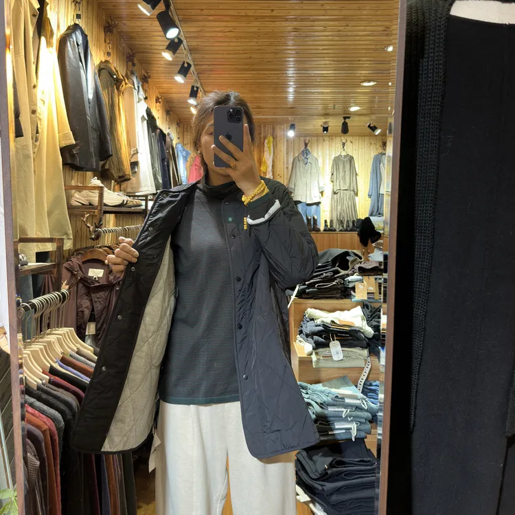 图片同款秋款外套中长款25023