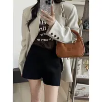SP 超百搭秋冬针织短裤 显瘦百搭单品 秋冬针织女团热短裤