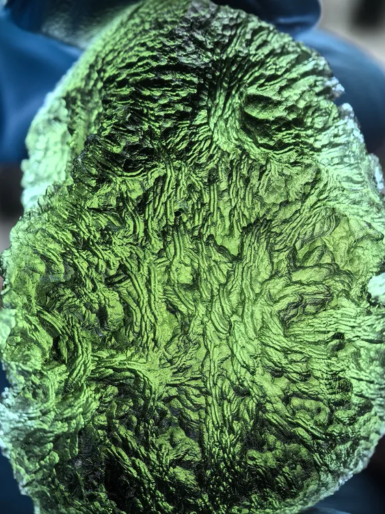 捷克玻璃陨 30.593克 原石 大颗粒 moldavite天然保真大颗收藏