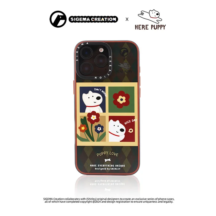 SigemaCreation艺术家Shirley联名手机壳适用iPhone16磨砂磁吸壳