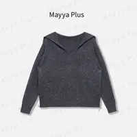 【梵高织 】Mayya Plus麦芽定制100%绵羊毛百搭流光风毛衣32537378